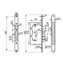 Замок ANALOG BORDER ЗВ 9-8.3 (комплект замка с ручкой) Замок ANALOG BORDER ЗВ 9-8.3 (комплект замка с ручкой)
