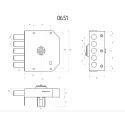 Накладной замок ШЕРЛОК 1.06.51 (ГРАНИТ) Накладной замок ШЕРЛОК 1.06.51 (ГРАНИТ)