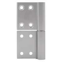 Петли дверные RDA AL 100*32*2,5 матовый хром