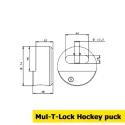 MUL-T-LOCK HOCKEY PUCK ClassicPro Навесной замок для гаража MUL-T-LOCK HOCKEY PUCK ClassicPro Навесной замок для гаража