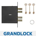 Врезной замок GRANDLOCK  2+2 (аналог меттэм 165.0.0)