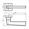 Ручки на двери Armadillo GROOVE USQ5 SN/СР/SN-12 Ручки на двери Armadillo GROOVE USQ5 SN/СР/SN-12