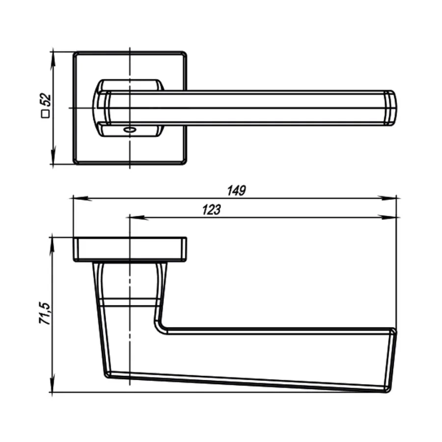 Ручки на двери Armadillo GROOVE USQ5 SN/СР/SN-12 Ручки на двери Armadillo GROOVE USQ5 SN/СР/SN-12