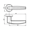 дверные ручки Armadillo ARC URB2 SN/CP/SN-12