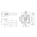 Ручки Fuaro Crystal Flash DM SN/CP-3