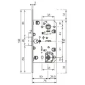 Магнитный Механизм WC AGB Mediana Polaris латунь 96 мм Магнитный Механизм WC AGB Mediana Polaris латунь 96 мм