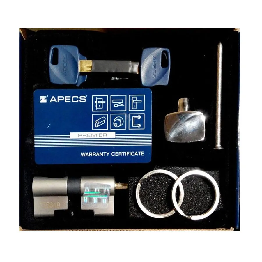 Цилиндровый механизм Apecs XR ключ-тумблер (хром) Цилиндровый механизм Apecs XR ключ-тумблер (хром)