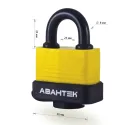 Замок навесной Авантек резина (50мм)