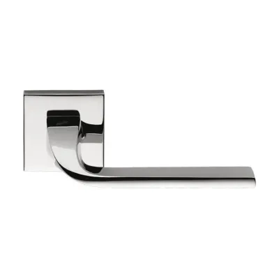 Дверные ручки Colombo Design ISY BL11 RSB, хром, утонченная розетта 6 мм
