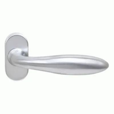 Дверные ручки Colombo Design Mach CD 81 RSMY матовый хром с накладками под ключ