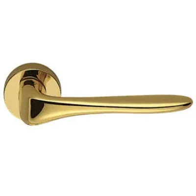 Дверные ручки Colombo Design Madi zirconium gold HPS 50мм розетта