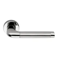 Дверные ручки Colombo Design Taipan LC11 хром/матовый хром 50мм розетта Дверные ручки Colombo Design Taipan LC11 хром/матовый хром 50мм розетта