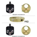 Броненакладка DISEC MAGNETIC 3G2FM DIN OVAL 25мм Броненакладка DISEC MAGNETIC 3G2FM DIN OVAL 25мм
