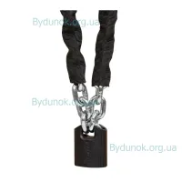 Замок-Цепь Tokoz Moto PLUTO 50 Black 3KEY ТК9 М 100СМ