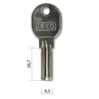 Изготовление ключей ISEO, IS-6 металл (дубликат ключа)