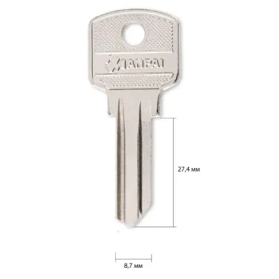 Изготовление ключей PEN-1D (дубликат ключа)