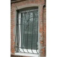 Кованые решетки на окна Днепр (с коваными элементами и без)