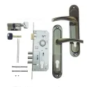 Замок с ручкой Kale 152-3MR -Apecs-XR-ручка на планке (AB)
