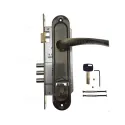 Замок с ручкой Kale 152-3MR -Apecs-XR-ручка на планке (AB)