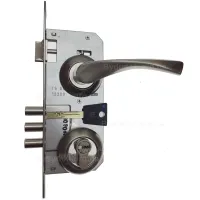 Замок с ручкой Kale 152-3MR - SherlockNK-накладка-декор 