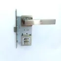 Ручка с защелкой под фиксацию TRION LION 74 AL SN/СP Алюминий