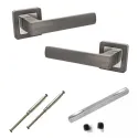 Дверные ручки Sempra H-22110-A-GRF Дверные ручки Sempra H-22110-A-GRF