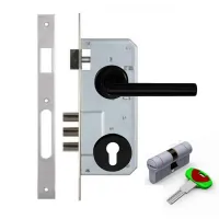 Врезной замок Kale 152-3MR CONDI BLACK SECUREMME-K22