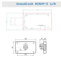 Замок дверной Grandlock KIROV-2 [L,R]