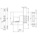 Итальянский замок Mottura ProJect DP2517