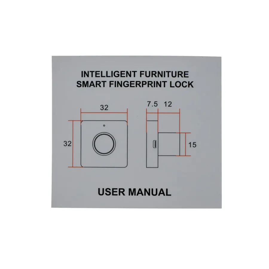 Мебельный биометрический замок SEVEN LOCK F-08 Мебельный биометрический замок SEVEN LOCK F-08