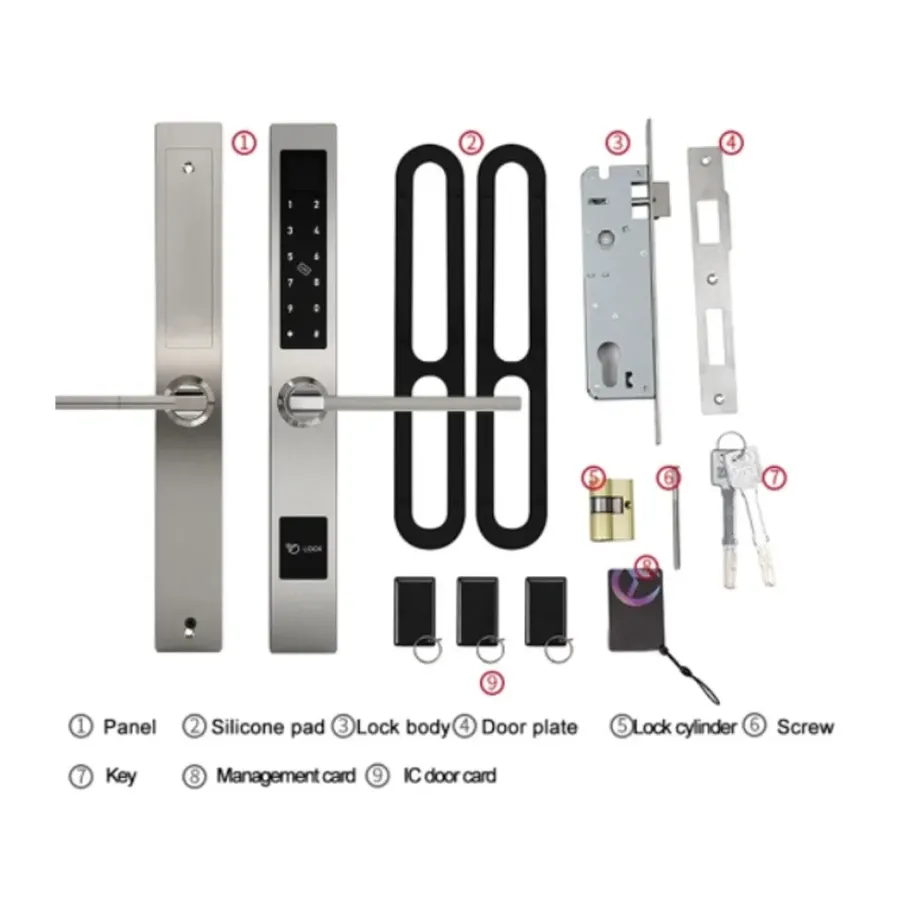 Умный замок SEVEN LOCK SL-7732B black Умный замок SEVEN LOCK SL-7732B black