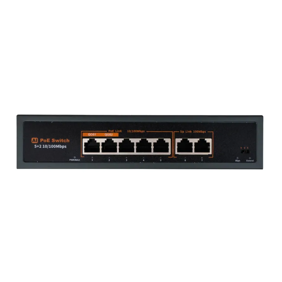 PoE коммутатор 5 портов SEVEN P-7325