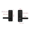 Умный биометрический замок SEVEN LOCK SL-7738SH silver