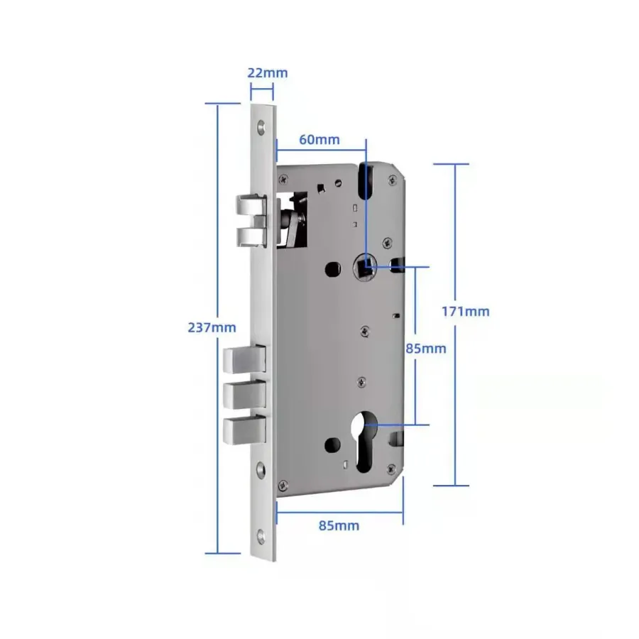 Умный биометрический замок SEVEN LOCK SL-7738SH black Умный биометрический замок SEVEN LOCK SL-7738SH black