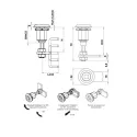 Замок компрессионный RZ 1045-205 без ригеля.