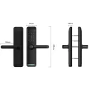 PES Husky Bluetooth Black биометрический умный замок для дверей
