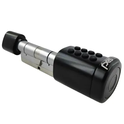 PES Cylinder Black 35х35Т кодовый смарт-цилиндр для замка PES Cylinder Black 35х35Т кодовый смарт-цилиндр для замка