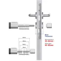 PES Cylinder Silver 35х35 мм кодовый смарт-цилиндр для замка PES Cylinder Silver 35х35 мм кодовый смарт-цилиндр для замка