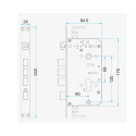 Смарт замок Comit A61 (считыватель карт, отпечатков пальца,  Wi-Fi )
