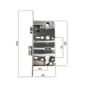 Корпус замка PES 5572 Корпус замка PES 5572