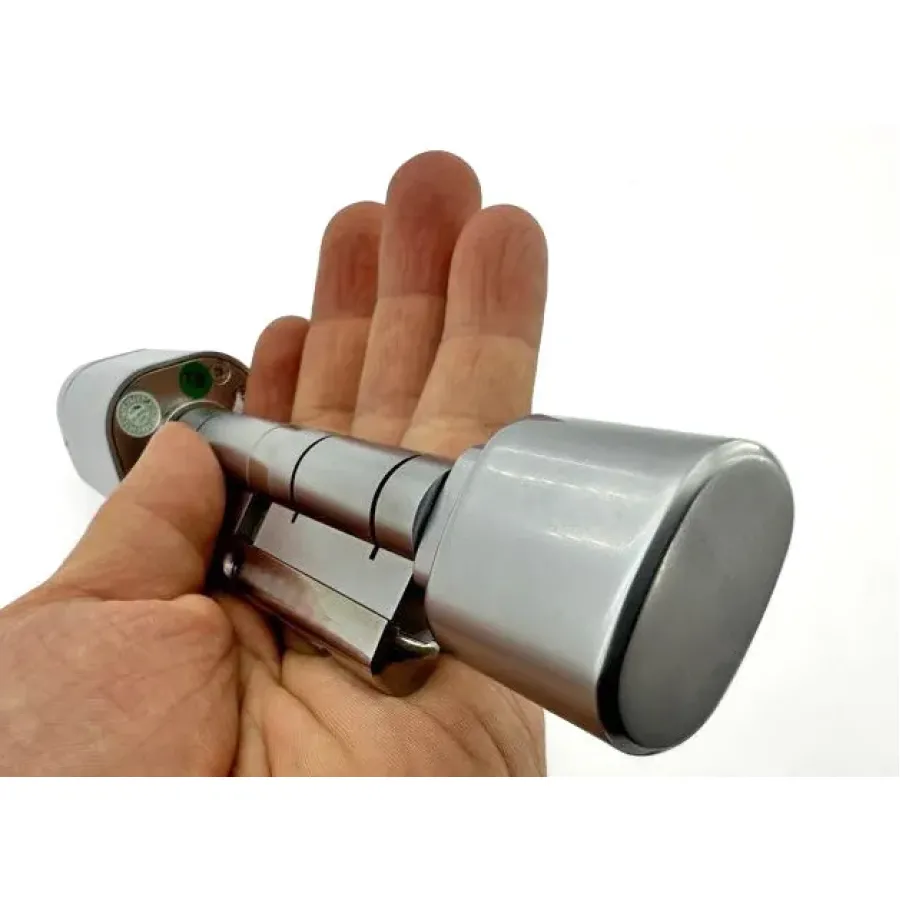PES Cylinder Silver 55х50Т кодовый смарт-цилиндр для замка PES Cylinder Silver 55х50Т кодовый смарт-цилиндр для замка