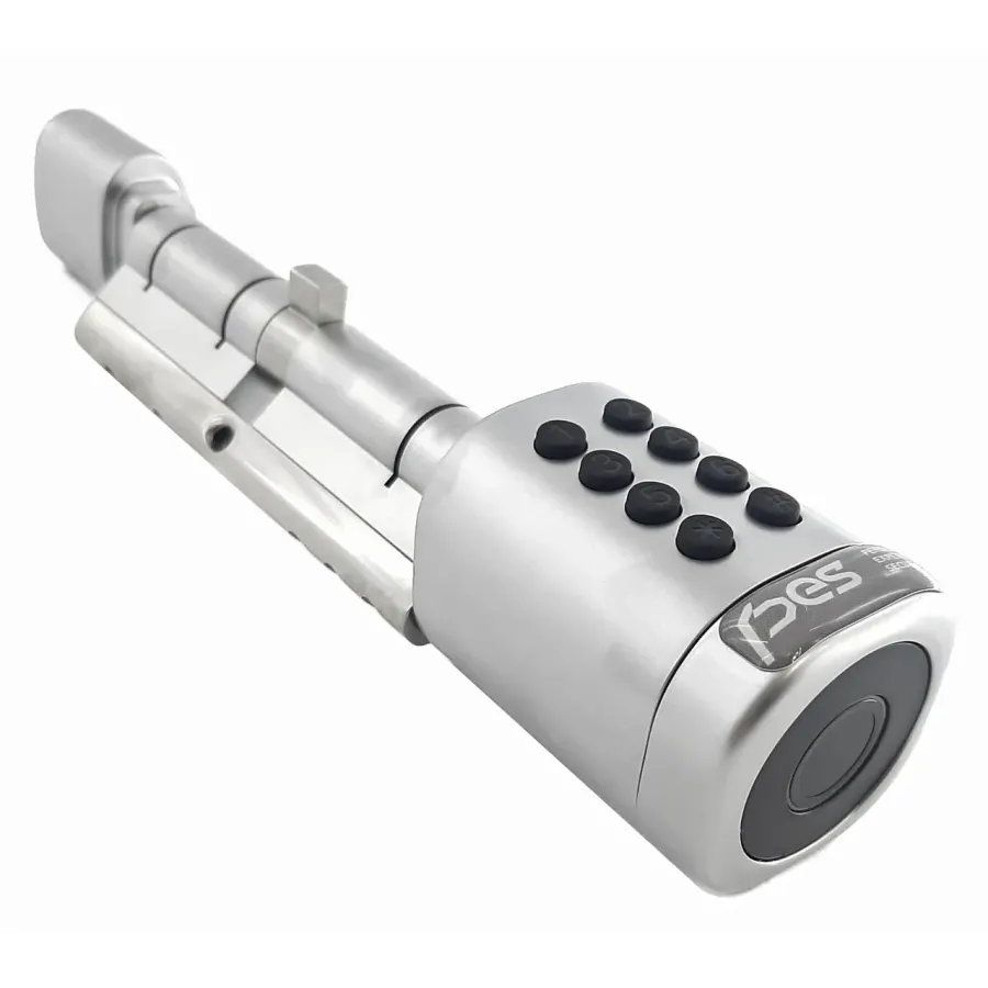 PES Cylinder Silver 55х50Т кодовый смарт-цилиндр для замка PES Cylinder Silver 55х50Т кодовый смарт-цилиндр для замка