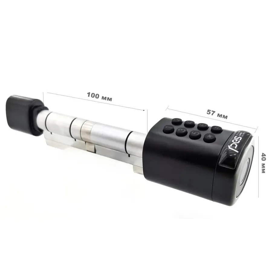 PES Cylinder 55х50Т смарт-цилиндр Black PES Cylinder 55х50Т смарт-цилиндр Black