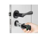 PES Cylinder 2 цилиндр со сканером отпечатков пальца черный 80 мм 40/40