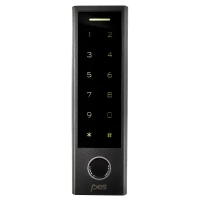 PES KeyPad slim биометрический контроллер доступа черный PES KeyPad slim биометрический контроллер доступа черный