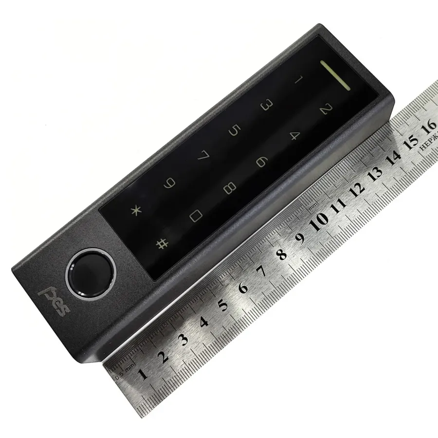 PES KeyPad slim биометрический контроллер доступа черный PES KeyPad slim биометрический контроллер доступа черный
