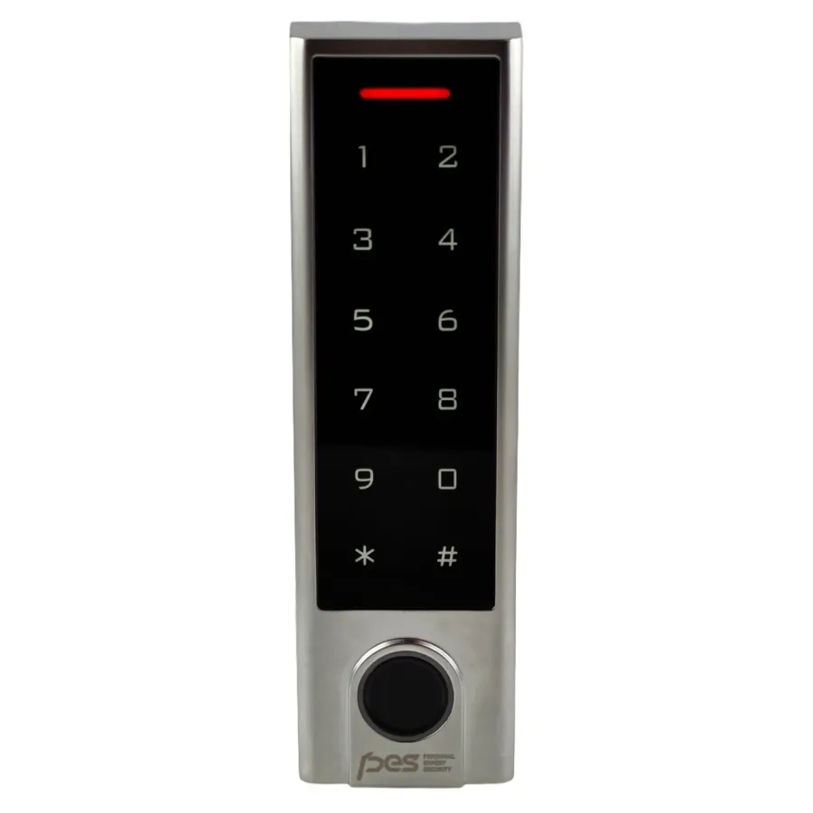PES KeyPad slim биометрический контроллер доступа серый PES KeyPad slim биометрический контроллер доступа серый