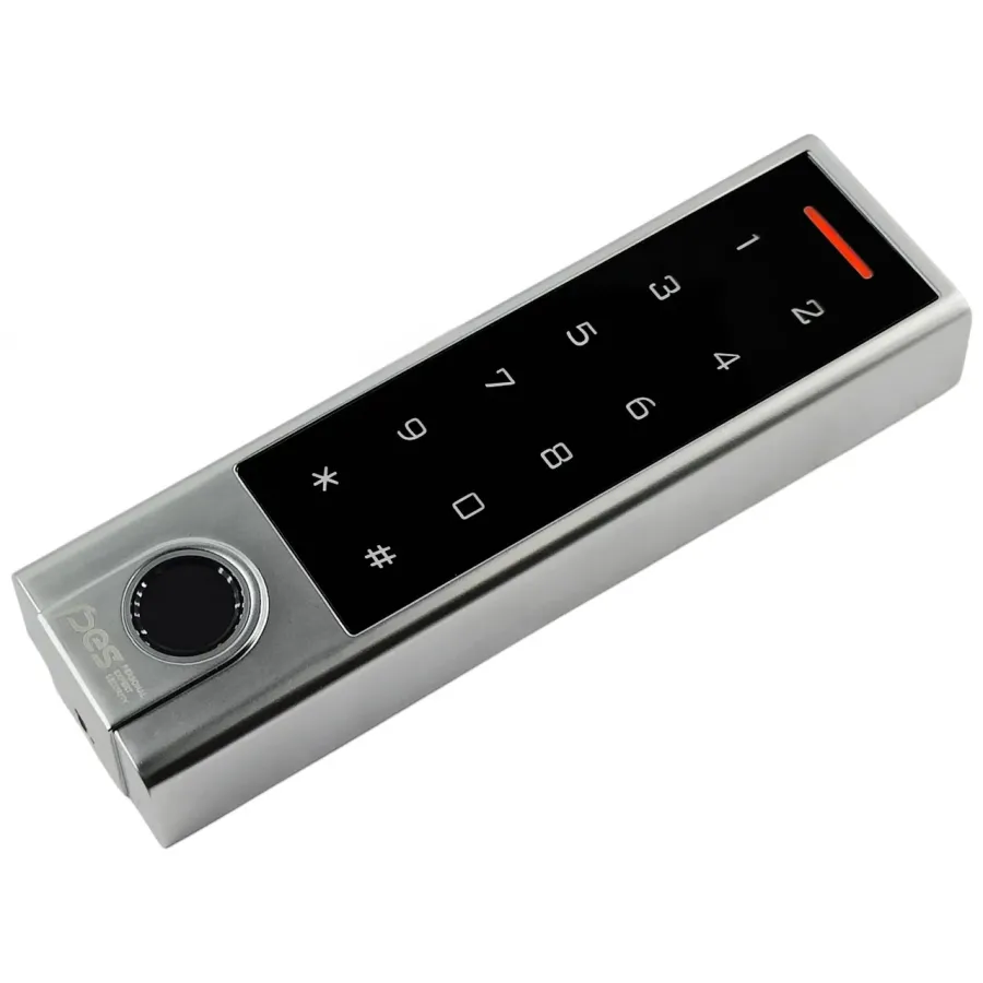 PES KeyPad slim биометрический контроллер доступа серый PES KeyPad slim биометрический контроллер доступа серый