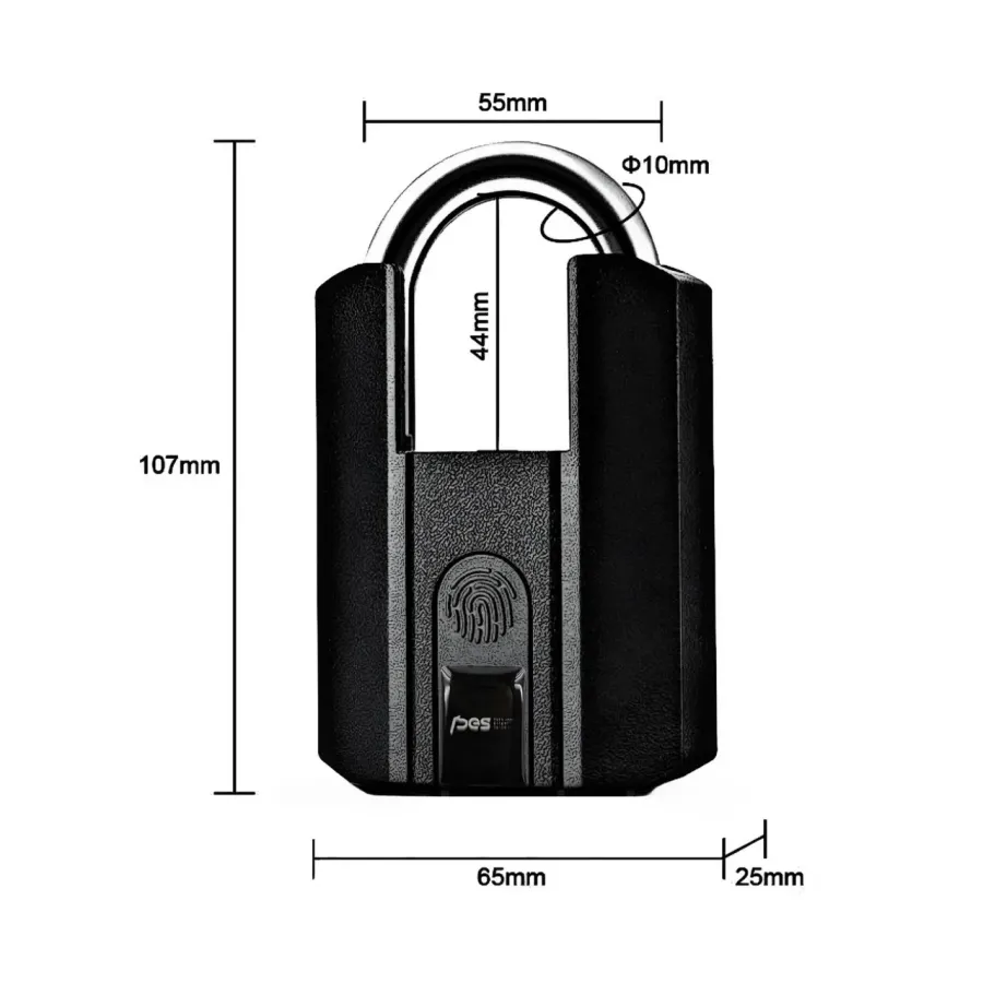 PES Titan умный навесной замок с Bluetooth-модулем черный PES Titan умный навесной замок с Bluetooth-модулем черный
