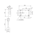 Механический сейфовый замок RZ L07-120-2T, 2 ключа, 10000 секретов